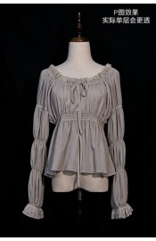 Eden Planet Heart Cage Blouse(Reservation/3 Colours/Full Payment Without Shipping)